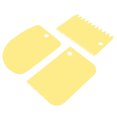 thumbnail image 4 of Cream Spatulas, Kitchen Utensil Plastic Cream Scraper Dough Scraper, 3Pcs Firm And Durable Pastry Tools For Dessert Shop Cake Shop Restaurant Home, 4 of 7