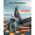 GYROOR Electric Scooter Adults with Dual Shock Absorbers Up to 31 Miles