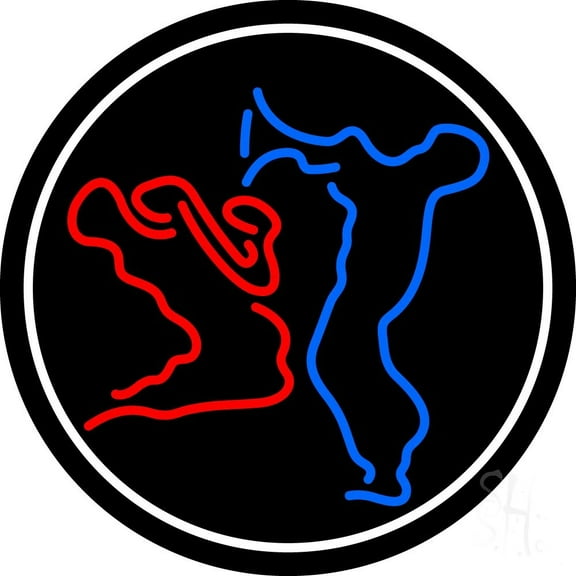 Band 2 LED Neon Sign 18 X 18 - inches Black Square Cut Acrylic Backing, with Dimmer - Premium built indoor Sign for Studio, Club, Home décor, Event, Workshop, Storefront.