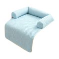 thumbnail image 2 of Dog Cooling Mat Summer Cool Down Pad for Cats and Dogs Breathable Ice Silk Dog Bed Mat Portable Washable Indoor 31.5x23.6in by MPOISVA, 2 of 6