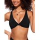 thumbnail image 1 of Top de Bikini CRZ YOGA con Nudo Frontal y Escote en V Negro XX-S, 1 of 6