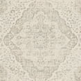 thumbnail image 3 of SAFAVIEH Noble Jaron Floral Bordered Area Rug, Silver/Cream, 4' x 5'7", 3 of 4