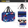 thumbnail image 4 of Travel Toiletry Bag with Metal Hook Large Capacity Cosmetic Bag Toiletry Bags for Travel, Gym, Camping Red and White Stripes Stars, 4 of 9