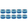 thumbnail image 1 of Juego de 10 pulseras de la amistad azules con cuentas, pulseras elásticas, joyería de playa para mujer, pulseras elásticas para mujer., 1 of 5