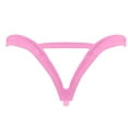 thumbnail image 5 of Ajhsaklt Lace Thongs for Women Men'S Sretch G-String T-Back Micro Thong Briefs Underwear Thongs for Women Hot Pink, 5 of 6