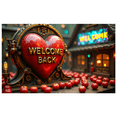 thumbnail image 7 of Heart Shaped Welcome Back Banner Decorative Background Party Supplies for Community Gatherings Store Openings Family Reunions Office Events, 7 of 7