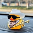 thumbnail image 5 of 1pc Cool And Handsome Duck Car Ornament, 5 of 5