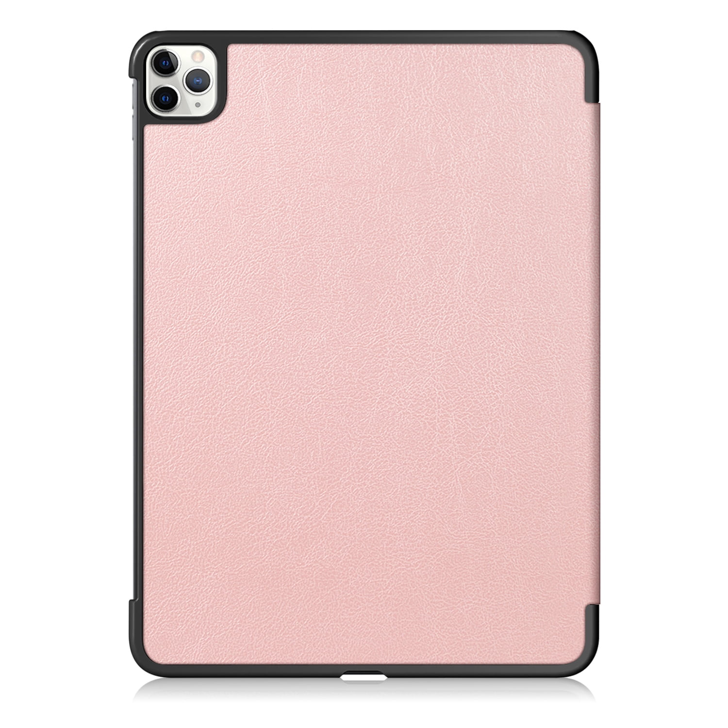 Allytech iPad Pro 11 2020 Case 2nd Generation, Slim Lightweight [Support Apple Pencil Charging] Auto Sleep Wake Trifold Stand Protective Smart Cover Case for Apple iPad Pro 11 Inch 2020 - Rosegold