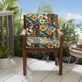 thumbnail image 2 of Sorra Home Blue Multi Floral Indoor/Outdoor Deep Seating Cushion, Corded, 2 of 5