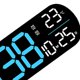 thumbnail image 5 of Reloj despertador Digital con pantalla de temperatura, fecha y semana, función de memoria de luz ajustable de 10 niveles, luz nocturna colorida para Azul, 5 of 7