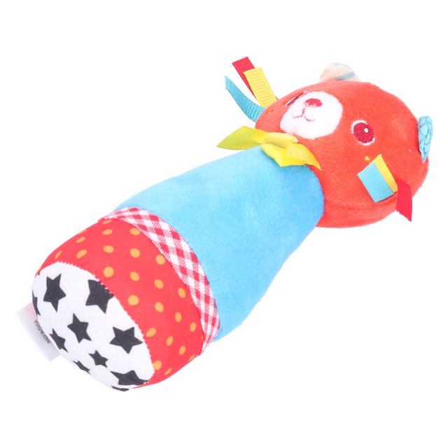 Sonajero de mano de peluche BuyWeek Juguete Sonajero suave para bebé