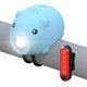 thumbnail image 1 of Luces de bicicleta y luces traseras con función de bocina, luz de bicicleta recargable por USB, altavoz de 120 decibelios, 1 of 5