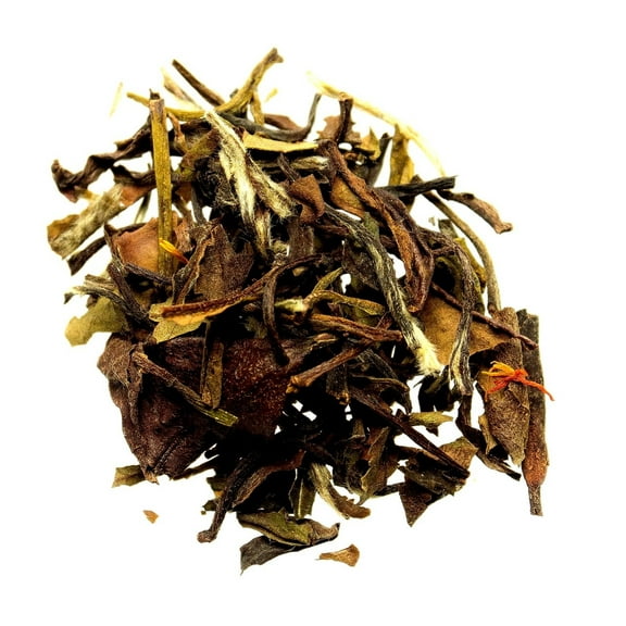 Nelson's Tea - Simply White - Loose Leaf White Tea - Organic White Tea Loose Leaf - Lightly Caffeinated - Premium White Peony Tea Leaves - 1.1 oz.