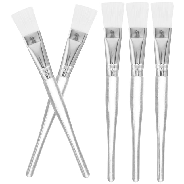 Miangastore 5 Pcs Pinceaux pour Masque Facial Applicateurs de Masque Réutilisables Outils Cosmétiques