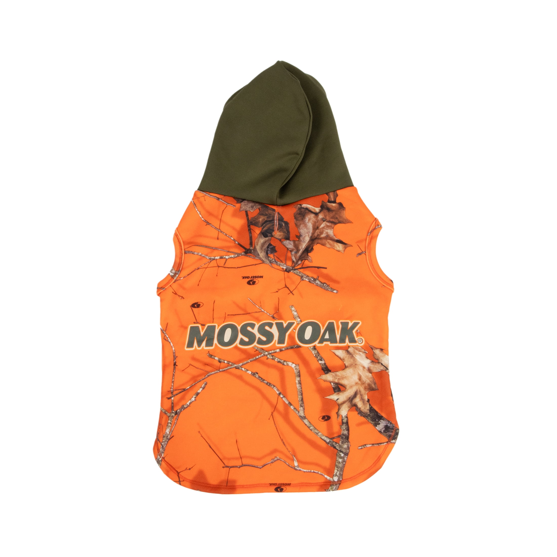 Mossy Oak Fall Dog Hoodie, Country Camo, Orange, Large