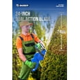 thumbnail image 6 of WILD BADGER POWER Hedge Trimmer 40V 24” Cordless 2.0Ah Battery and Charger Included, 6 of 6