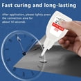 thumbnail image 3 of Quick-Drying Super Glue 502 Strong Liquid Adhesive for Leather, Rubber, Wood, Metal & Ceramic Repairs, High-Toughness Instant Bond Sealant, 3 of 8