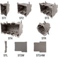 thumbnail image 4 of Caja de pared Morris SmarToggle de tres módulos para retrofit, profundidad de 3,8 cm, 4 of 4