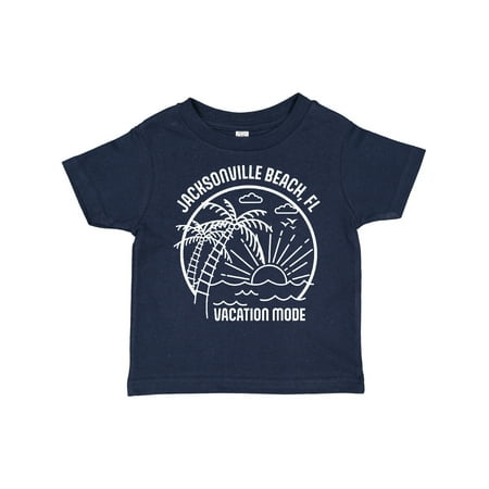 

Inktastic Summer Vacation Mode Jacksonville Beach Florida Gift Toddler Boy or Toddler Girl T-Shirt