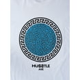 thumbnail image 5 of Hat and Beyond Men's Lightweight Image Print Abstract Circle Pattern Tee Shirt, 5 of 6