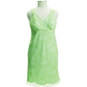 ME - Women's Plus Paisley Chiffon Dress