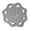 Grey, variant on Black Octagon Rope Trivet Hot Pad Heat Resistant Pot Mat Macrame Table Mat For Kitchen Dining Christmas Halloween