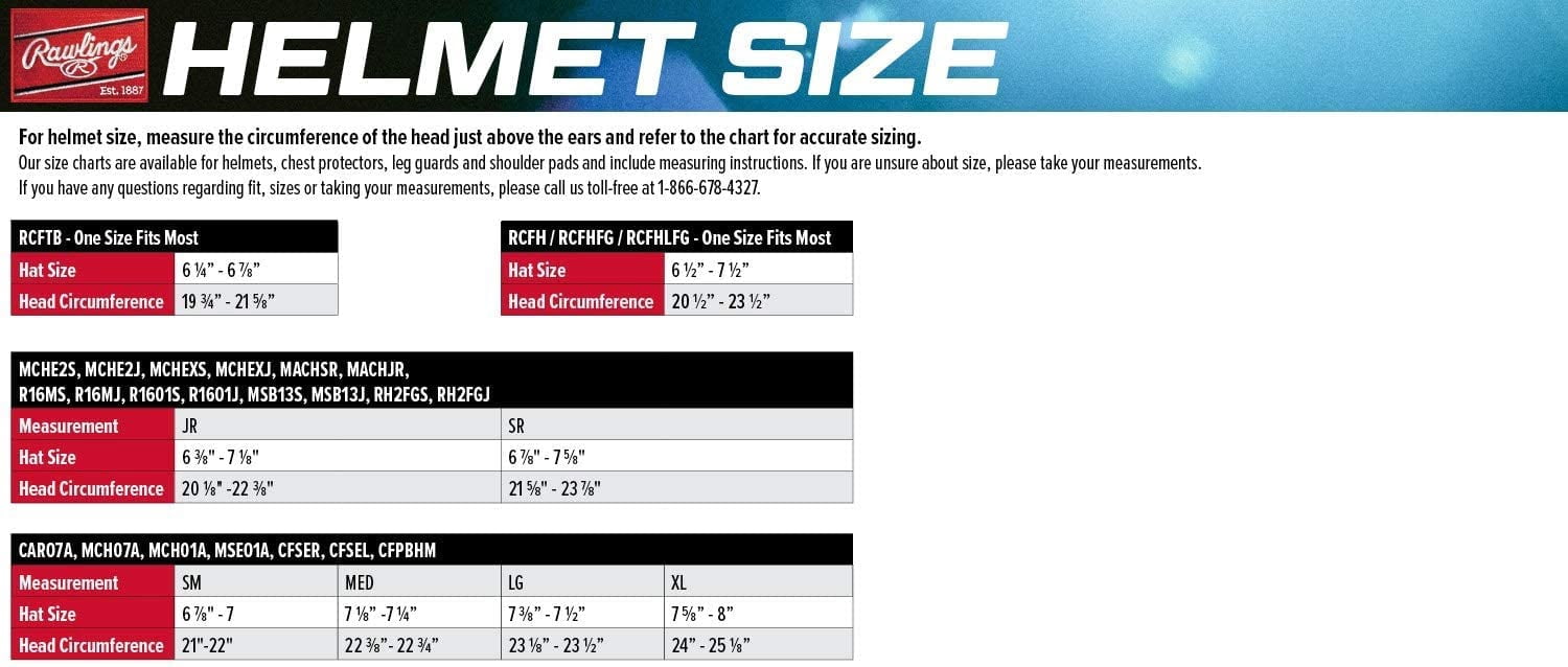 Casque et masque de Rawlings RCFH - Noir