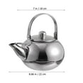 thumbnail image 2 of Raindrops Milk Heating Tea Kettle Silver 1Set, 2 of 8