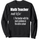 thumbnail image 1 of Math Teacher Definition - Sudadera divertida para amantes de las matemáticas, 1 of 5