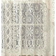 thumbnail image 4 of Heavy Floral Lace White Lace Medallion Curtain Tiers or Valance, 4 of 6