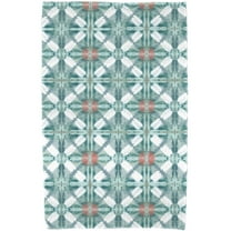 Simply Daisy 30" x 60" Beach Tile Geometric Print Beach Towel