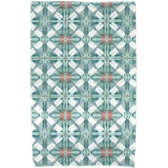 Simply Daisy 30" x 60" Beach Tile Geometric Print Beach Towel