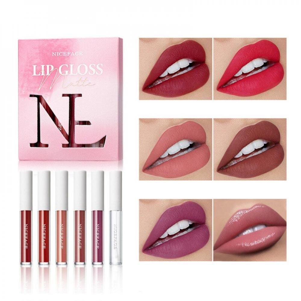Clearance NEW Matte Velvet Lip Gloss+ Lip Plumper Set Liquid Lipstick