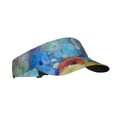 thumbnail image 2 of Daiia Spring Flower Seasonal Pattern Sport Sun Visor Hats Visor Cap Adjustable Empty Top Baseball Cap Cotton Ball Caps for Women and Men, 2 of 8