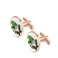 thumbnail image 2 of Saint Patrick's Day Stylish Mens Stainless Steel Shirt Cufflink for Formal Attire - Office and Special Events, 2 of 6