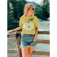 thumbnail image 3 of Old Glory Womens Halloween Apple Slice Costume Short Sleeve T Shirt, 3 of 6