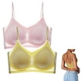 thumbnail image 3 of Lixiuxyad Sports Brawls for Women Women's Front Side Buckle Lace Edge Without Steel Ring Movement Seamless Gathering Adjustment Yoga Sleep Large Bra, 3 of 3