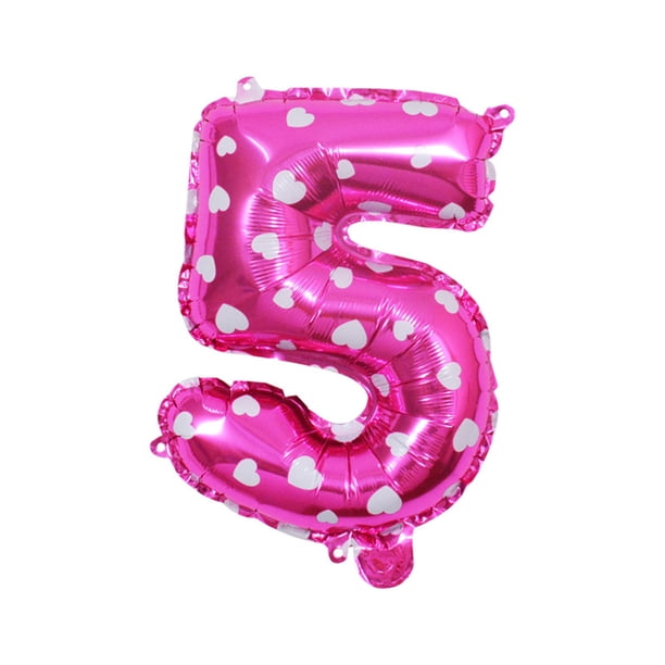Billuyoard Globos fáciles de decorar con letras para fiestas de cumpleaños para celebraciones flexibles y prácticas Kits de decoración para fiestas Rosa, 5 16 pulgadas