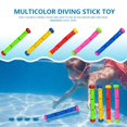 thumbnail image 5 of Palos de buceo para piscina, 5 uds., palo de buceo para piscina de entrenamiento subacuático para niños, juguete de natación colorido que se hunde, 5 of 5