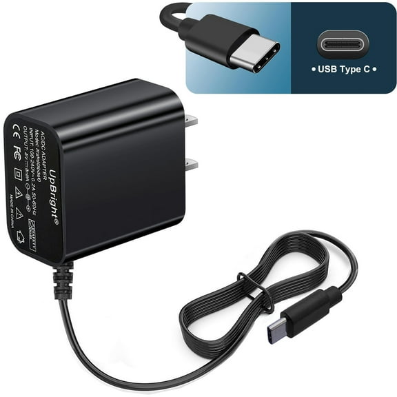 5V AC DC Adapter for IonVac 7551 7441 7553 7552 Turbo Cordless Vacuum Lightweight Handheld Cleaner Multi-Surface Home Car Travel 5V USB Type C MicroUSB Power Supply Cord Charger