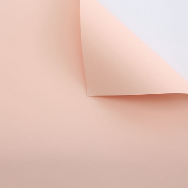 Nvzi matte solid color paper thickened opaque flower packaging paper, single color candy colored Eurasian paper, bouquet packaging paper (meat pink)