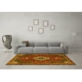 thumbnail image 3 of Ahgly Company Indoor Rectangle Medallion Yellow Traditional Area Rugs, 2' x 3', 3 of 4