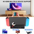 thumbnail image 5 of Base de EstacióN de Carga PortáTil con Adaptador Compatible para 4K/Puerto USB 2.0/Tipo C para Base OLED de Switch, 5 of 5