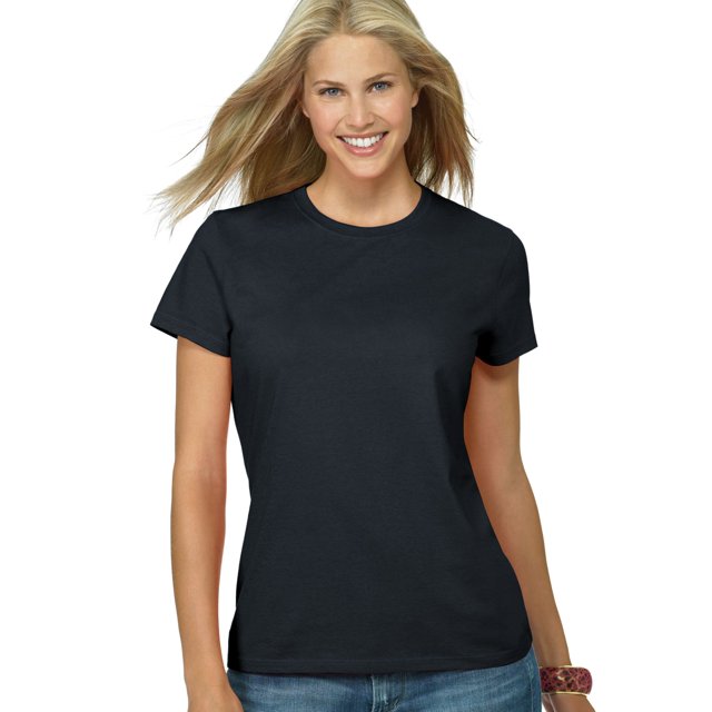 Hanes T-shirt Nano-T pour Femmes, m, Noir