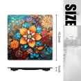 thumbnail image 2 of Bathroom Scale, Highly Accurate Digital Body Scale,Precisely Measures Weight up to 400 lbs-Abstract Floral With Vibrant Flowers, 2 of 4