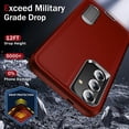 thumbnail image 3 of KOMI pour Samsung Galaxy S24 Plus Étui pour Samsung S24 Plus Étui de Téléphone avec Béquille Intégrée, Étui de Protection Antichoc/antichute de Qualité Militaire pour Galaxy S24 Plus 5G Rouge/noir, 3 of 5