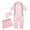 Pink, variant on Toddler Girls Color Block 𝐎ne 𝐏iece Swimsuit Half Sleeve Zipper Rash Guard Sunsuit Wetsuit Beachwear Bathing Suit