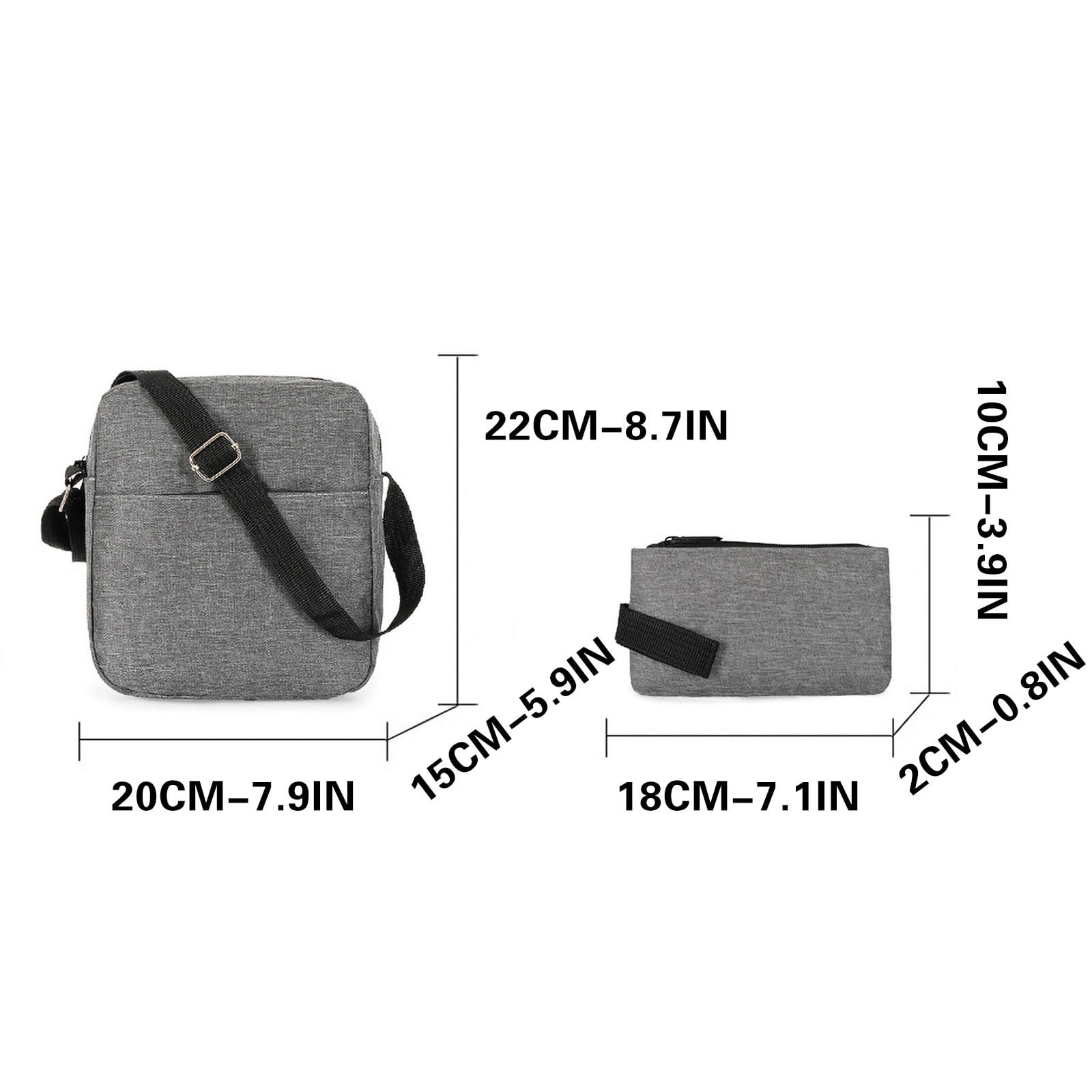 Fashion Male Business Backpack Set, 3-Piece USB Charging Laptop Bag, High-Capacity Bag for Women Men