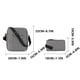 thumbnail image 4 of Mochila Pisexur de tres piezas para hombre, con carga USB, para ordenador portátil, de negocios, para estudiantes, para niños y estudiantes., 4 of 9