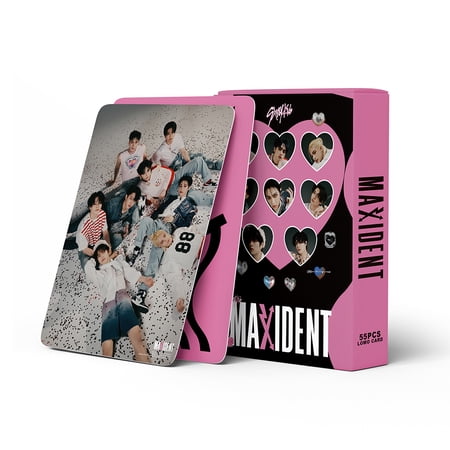 55Pcs Stray Kids LOMO Cards StrayKids MAXDIENT Album Photo Cards 5Star Poster SKZOO Postcards Straykids Accessories KPOP Merch Gift Greeting Cards